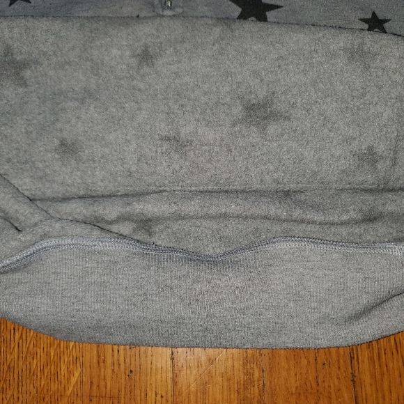 If It Were Me Gray Zip Up Star Hoodie - Picture 8 of 9